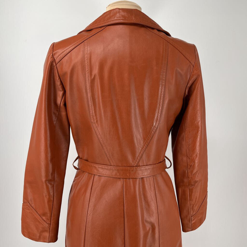Leather Trench Jacket