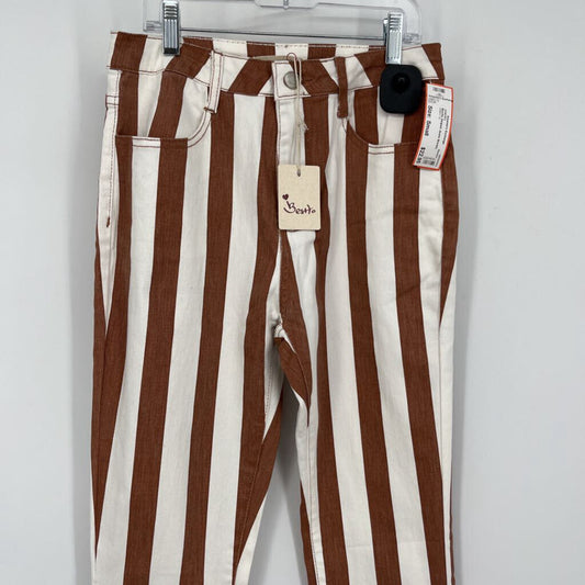 Bestto Striped Jeans