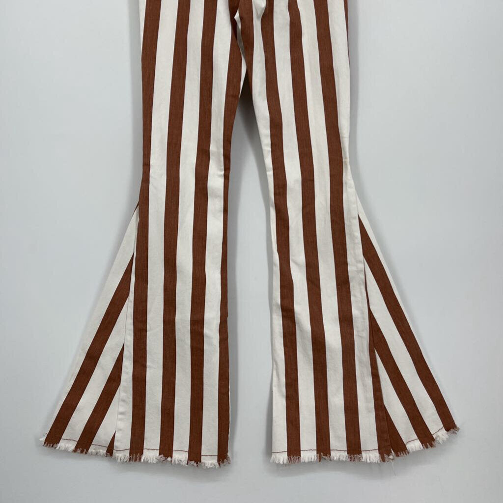 Bestto Striped Jeans