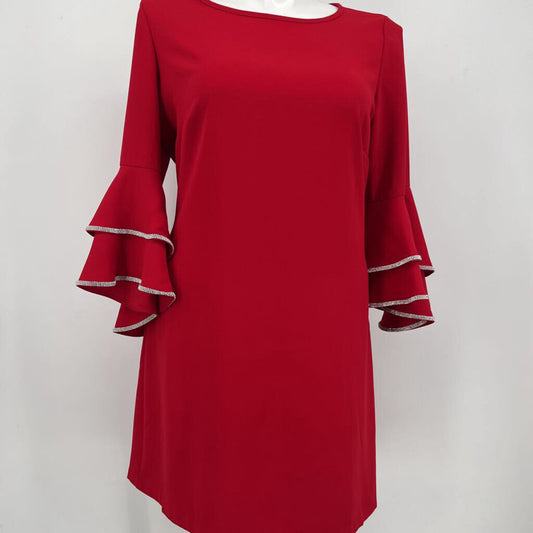 Badgley Mischka Bell Slv dress