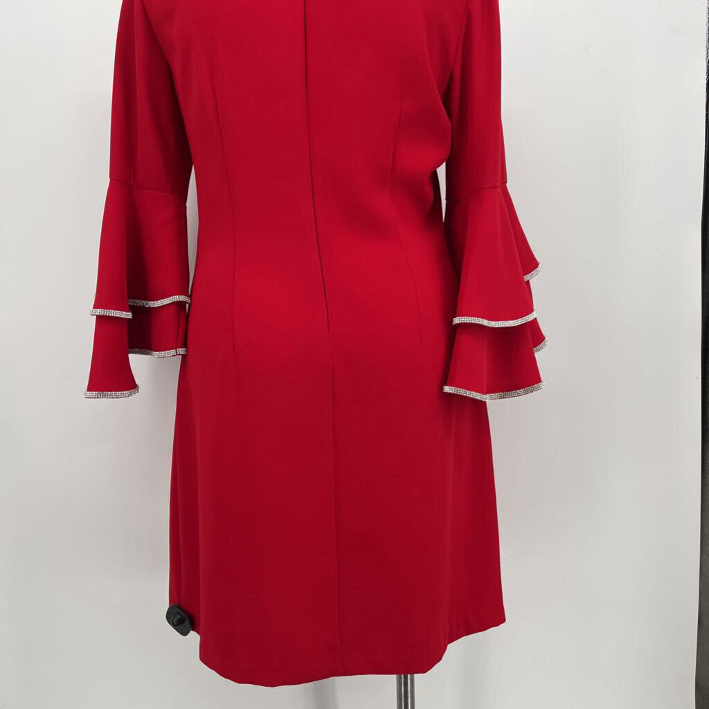 Badgley Mischka Bell Slv dress