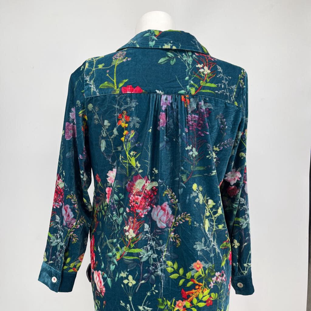 Soft Surroundings l/s velour Shirt