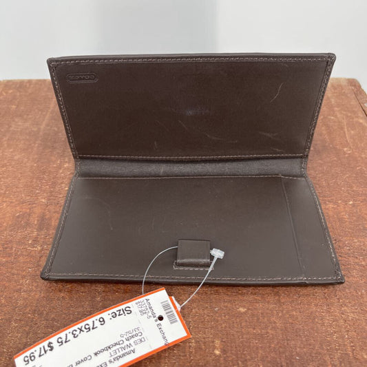 Coach Checkbook Cover