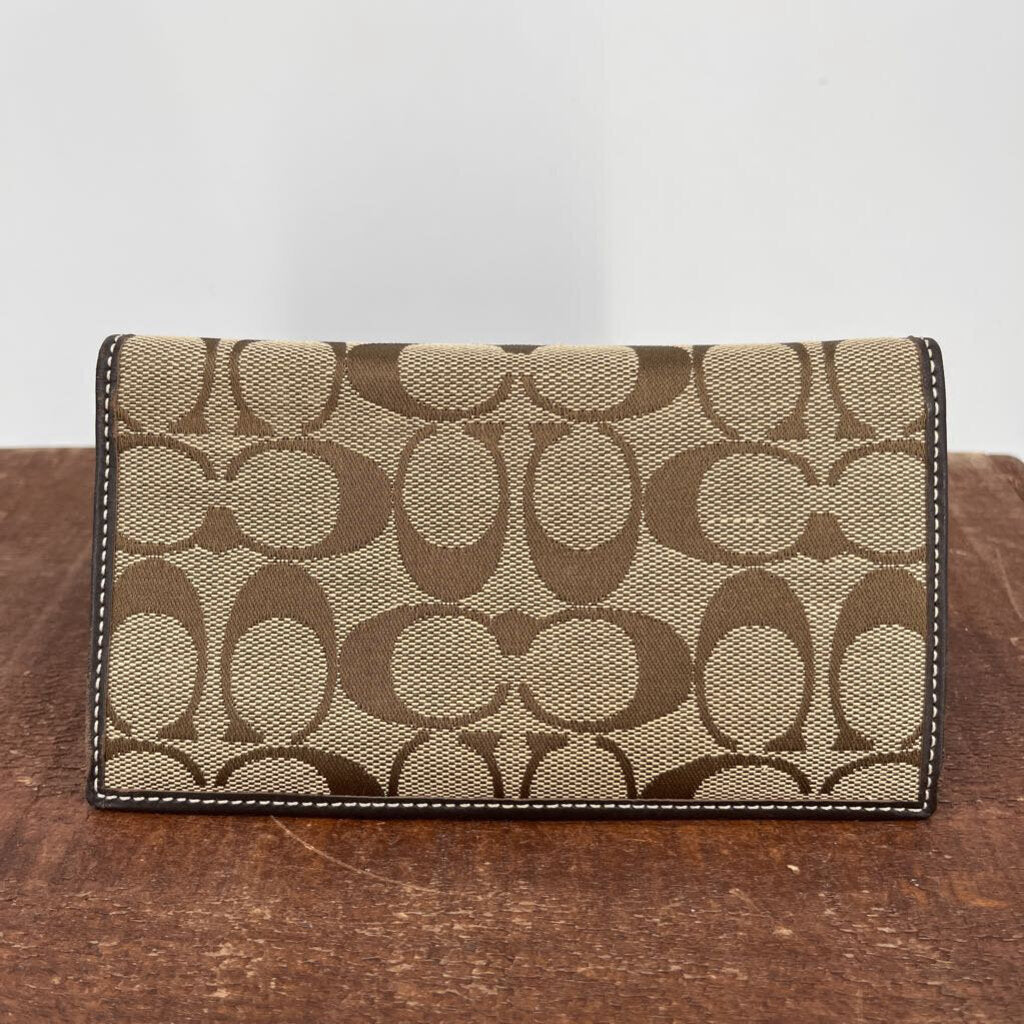 Coach Checkbook Cover