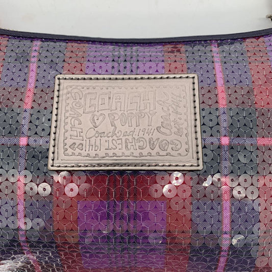 Sequined Small Coach Handbag