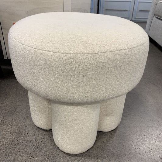 Boucle Upholstered Stool
