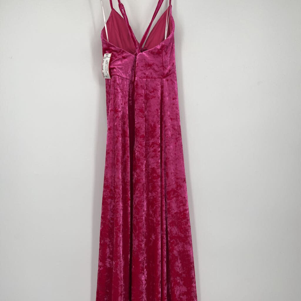 Lulu's Slvls Velour Dress
