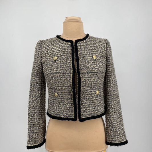 J Crew OPen Tweed Blazer