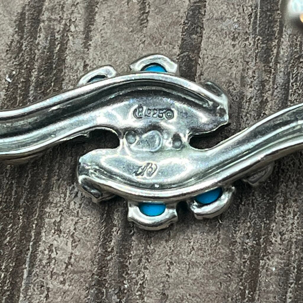 Carolyn Pollack Sterling Flower Cuff