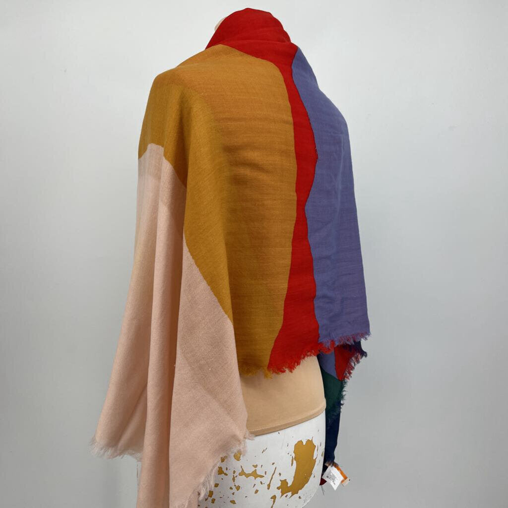 Tory Burch Color-Block Scarf