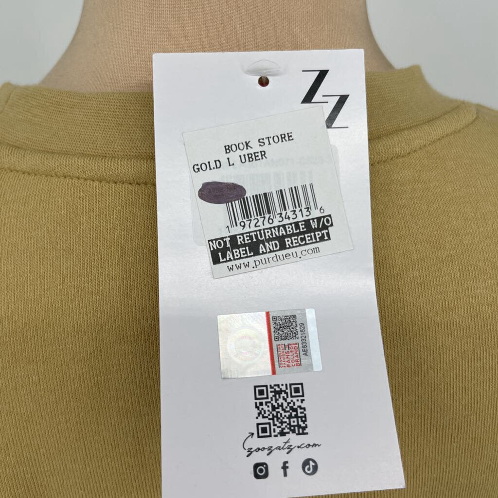 Zoozatz Purdue Cropped Sweatshirt