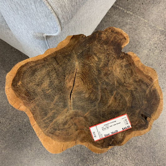 Wood Slice Side Table