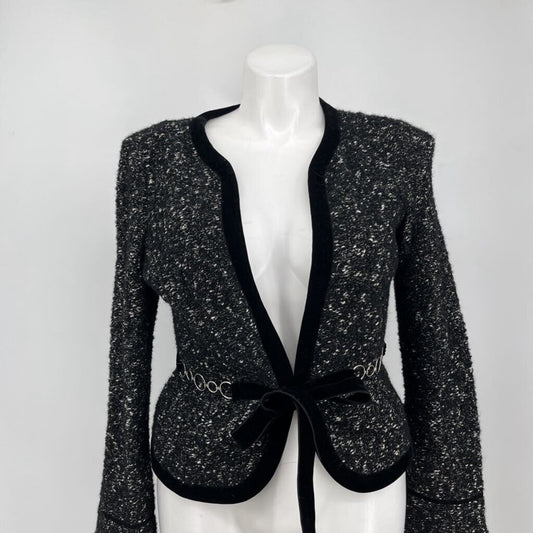 Classiques Velvet Trim Knit jacket