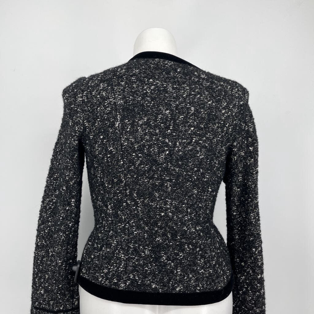 Classiques Velvet Trim Knit jacket