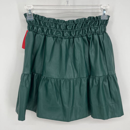 Anthropologie Faux Leather Skirt