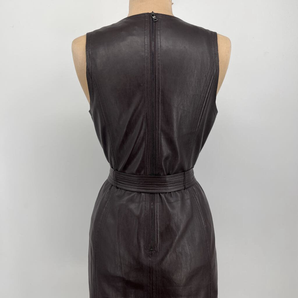 BCBG Slvls Faux Leather Dress