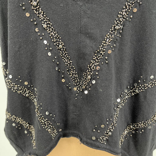 Free People slvls sparkle crop Shirt