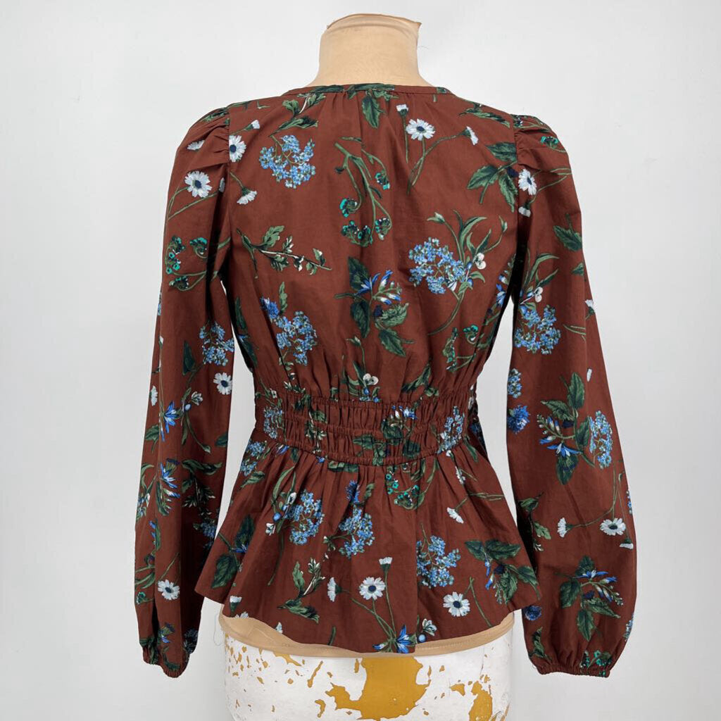 Anthropologie L/s Floral Shirt