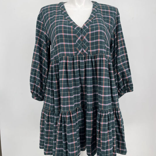 Madewell l/s plaid Dress