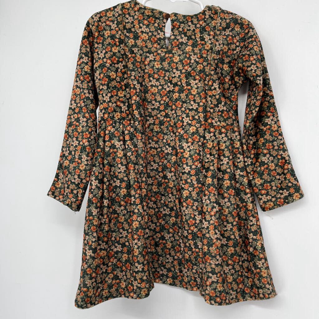 Zara L/s Floral Dress