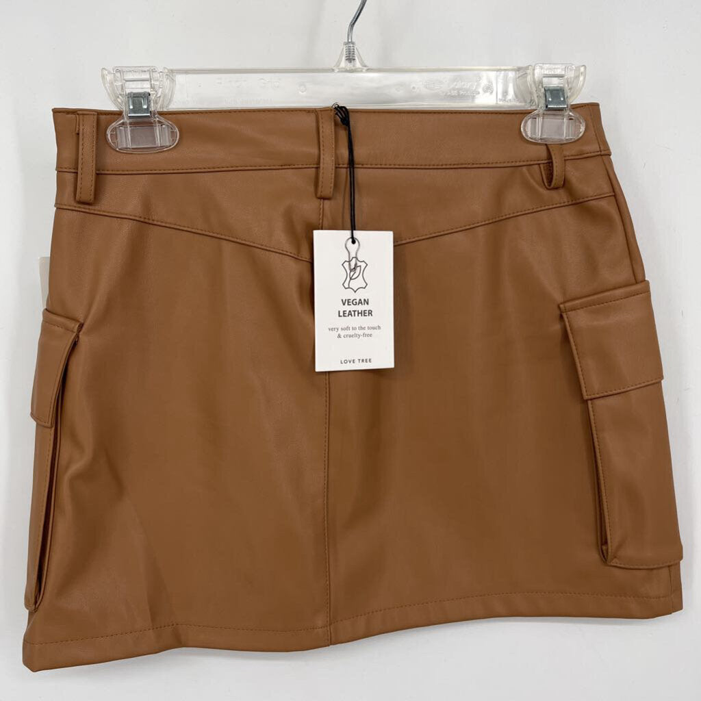 Love Tree Pleather Skirt