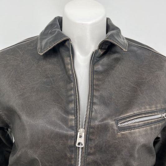 Pull and Bear Pleather Jacket