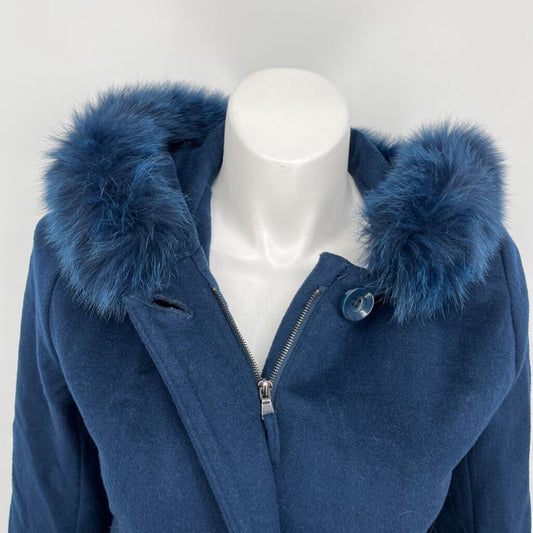 Sachi Fox Trim Coat