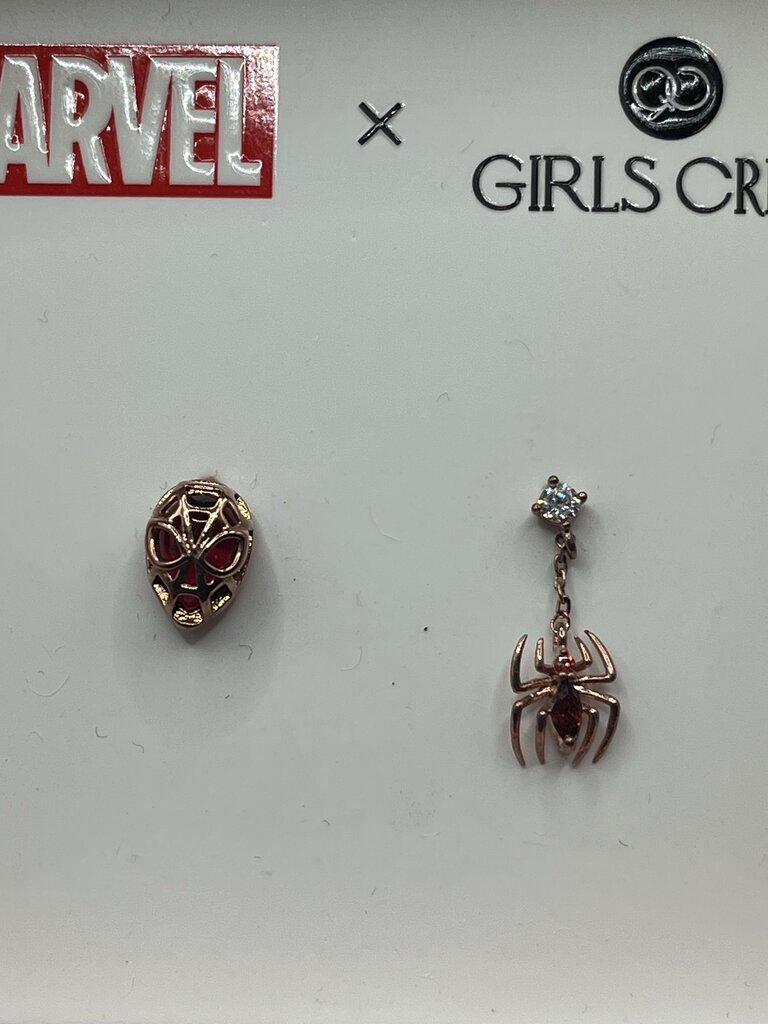 Marvel x Girls Crew Spiderman Earrings