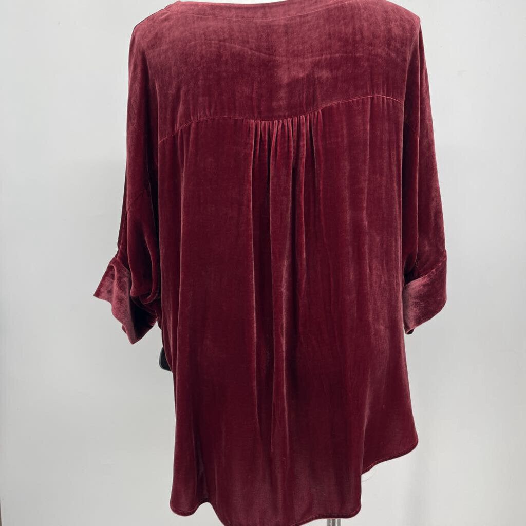 Eileen Fisher l/s Velvet Shirt