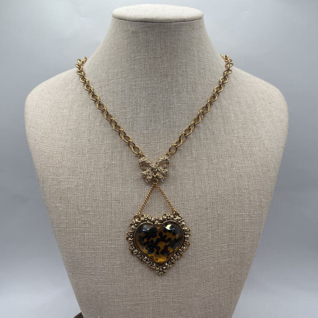 Betsey Johnson Heart Necklace