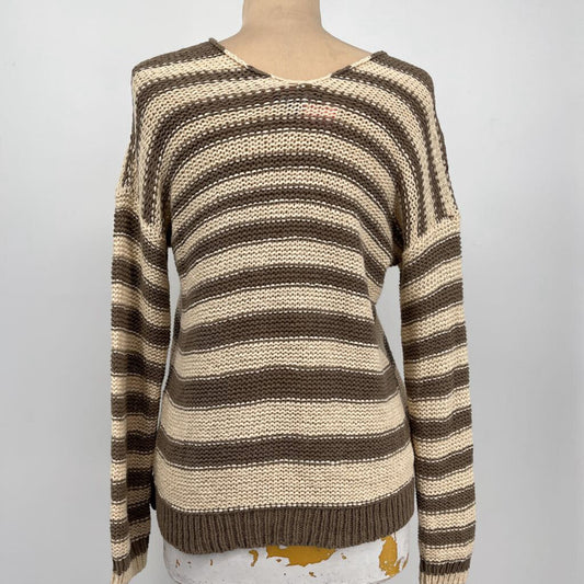 Vince L/s Striped Sweater