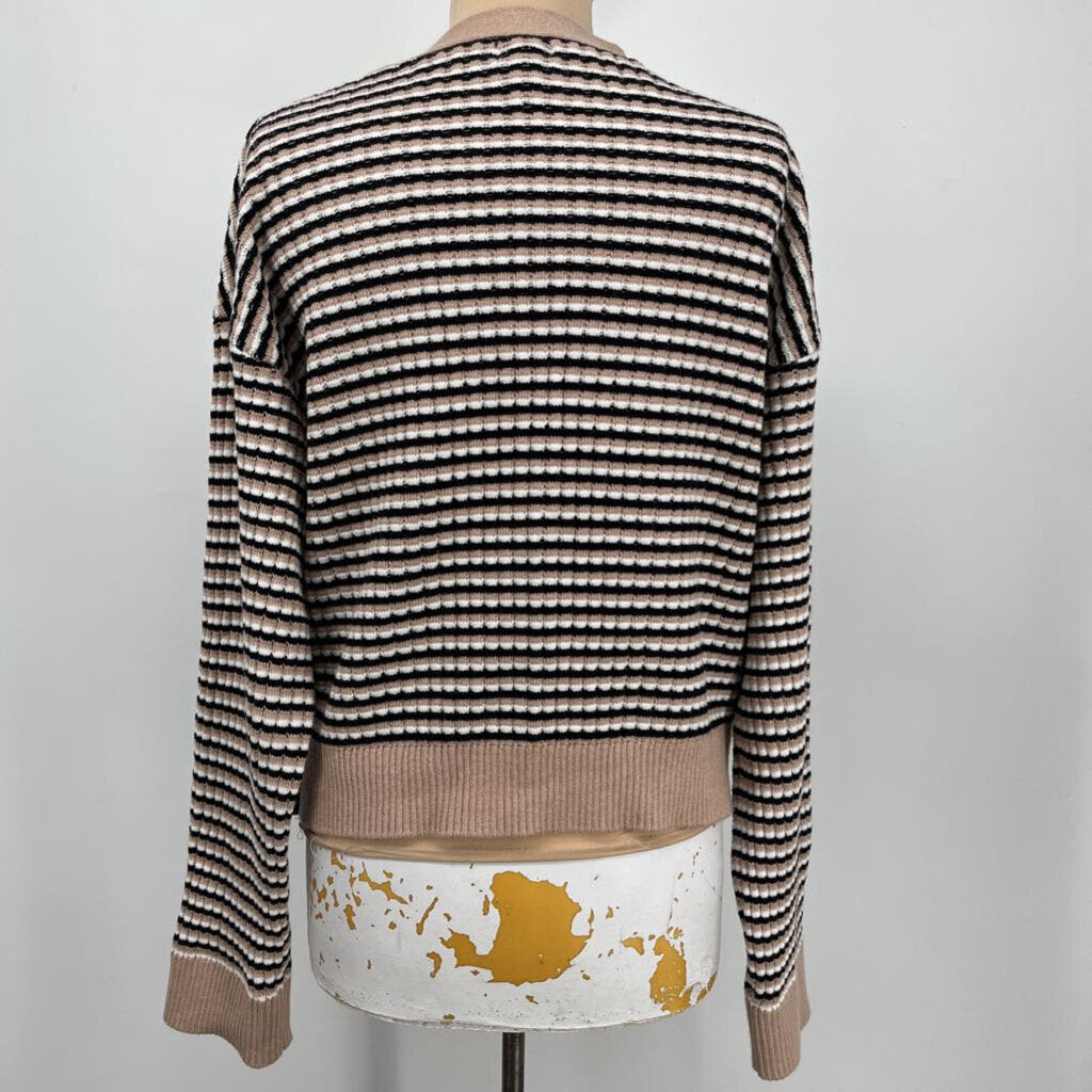 Monrow L/s Striped Cardigan