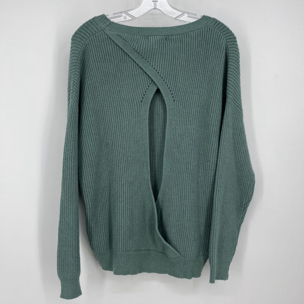 Woven Heart L/s Sweater