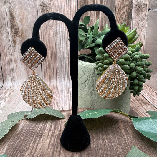 J Crew Shell Drop Earrings