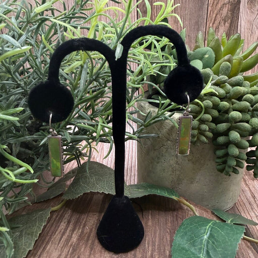 Green Turquoise Earrings