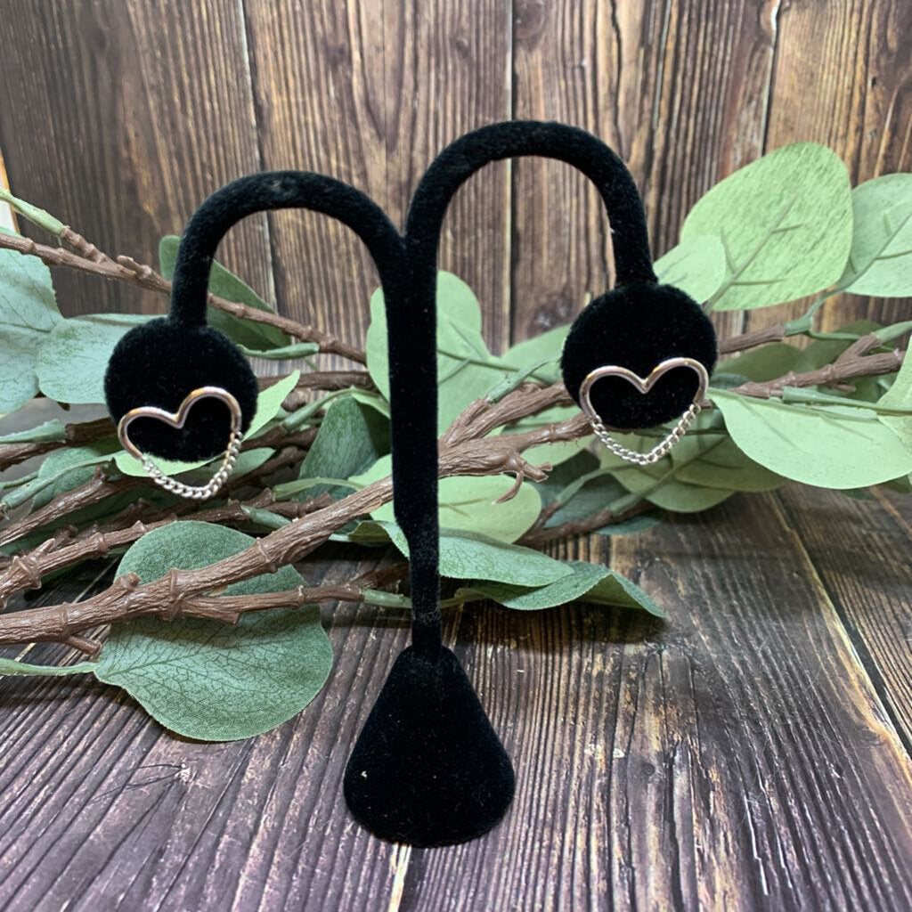 Chain Heart Earrings