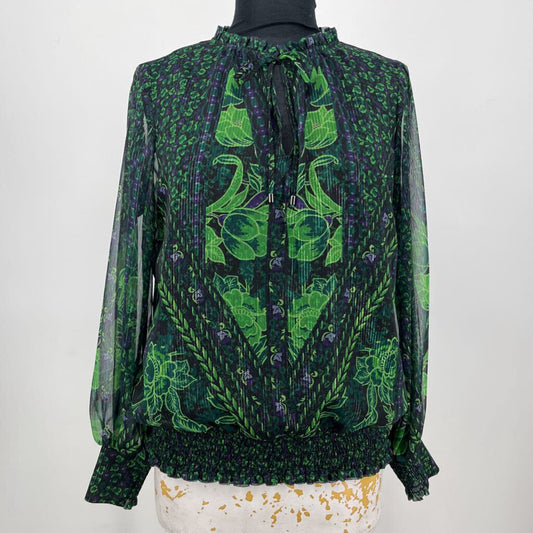 WHBM L/s Floral Shirt