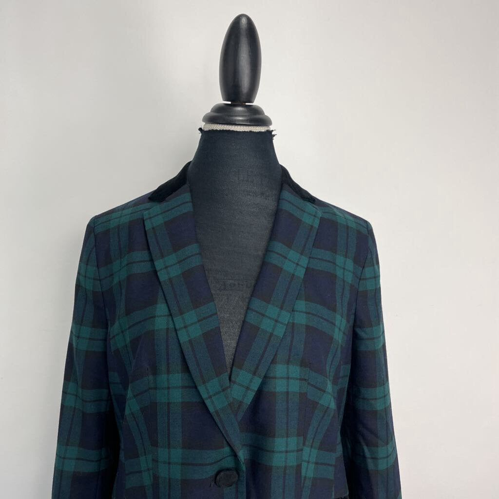 Talbots Plaid Blazer