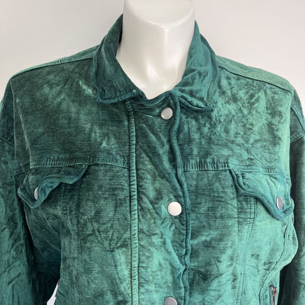 Free People Faux Suede Bomber