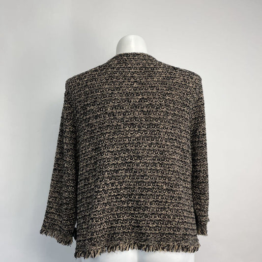 Chicos Tweed Knit Blazer