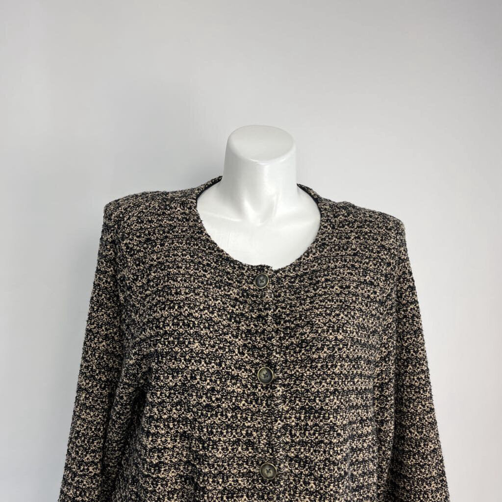 Chicos Tweed Knit Blazer