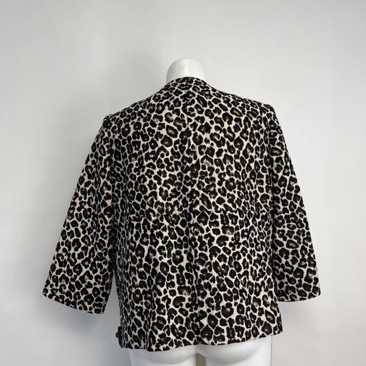 Chicos Animal Print Blazer