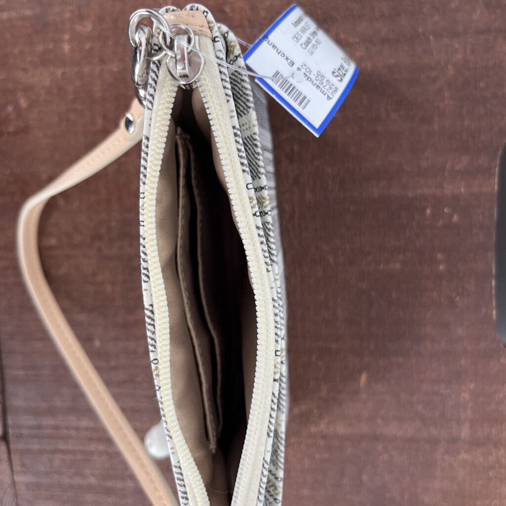 Coach Stripe Wristlet