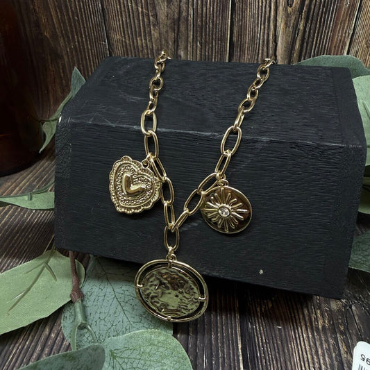 J Crew Charm Necklace