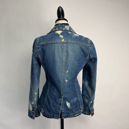 Gap Bleach Splatter Blazer