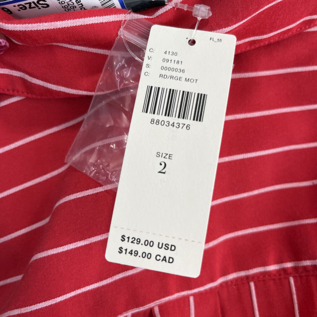 Bardot L/s Striped Dress