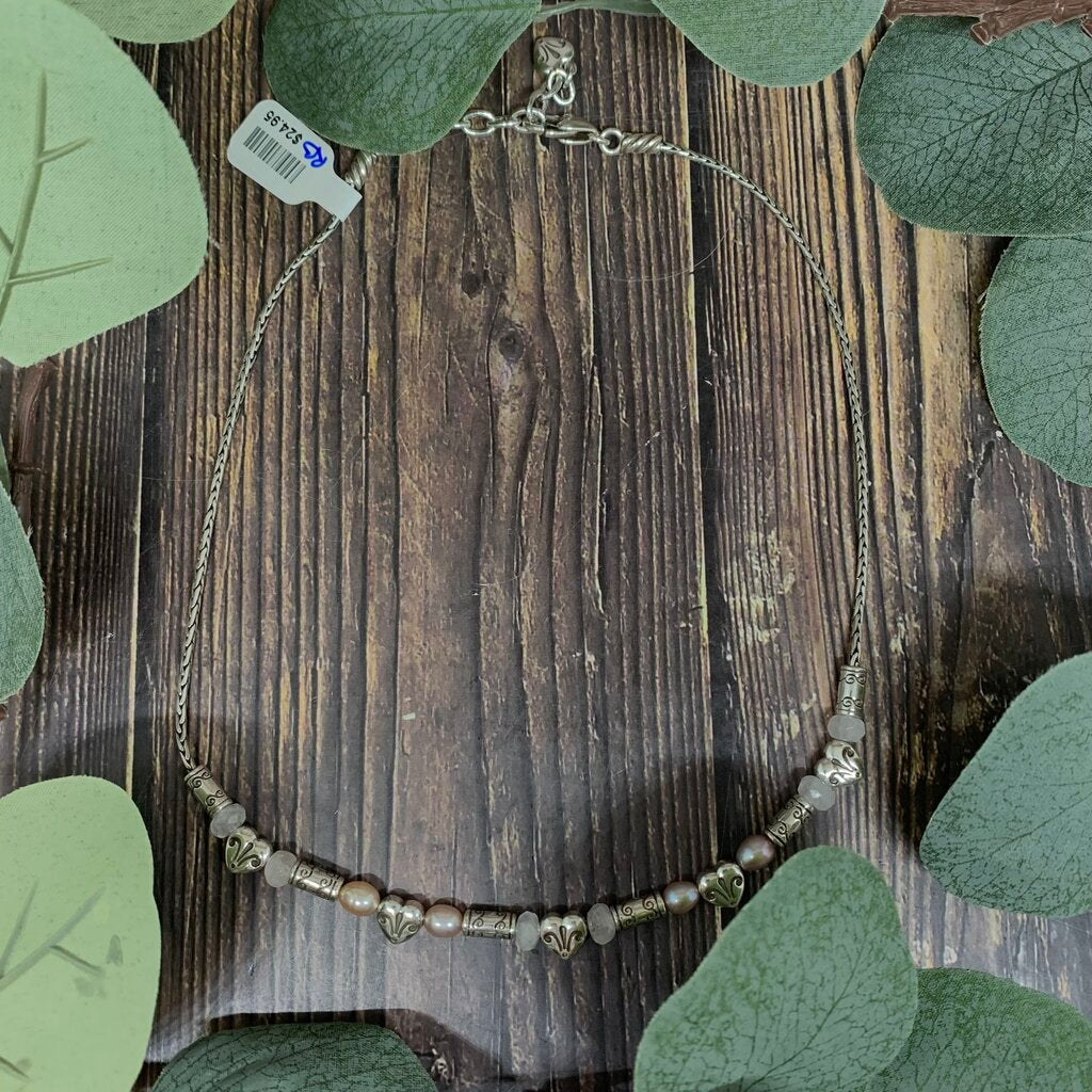 Brighton Heart & Pearl Necklace