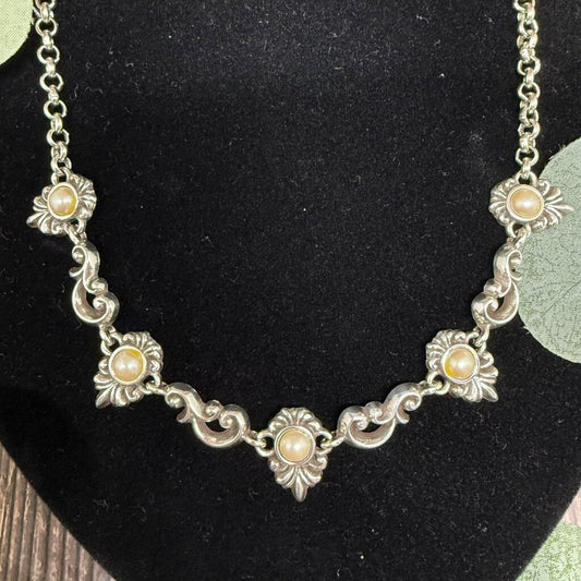 Brighton Pearl Links Necklace