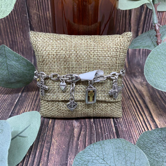 Brighton Eternity Cross Bracelet