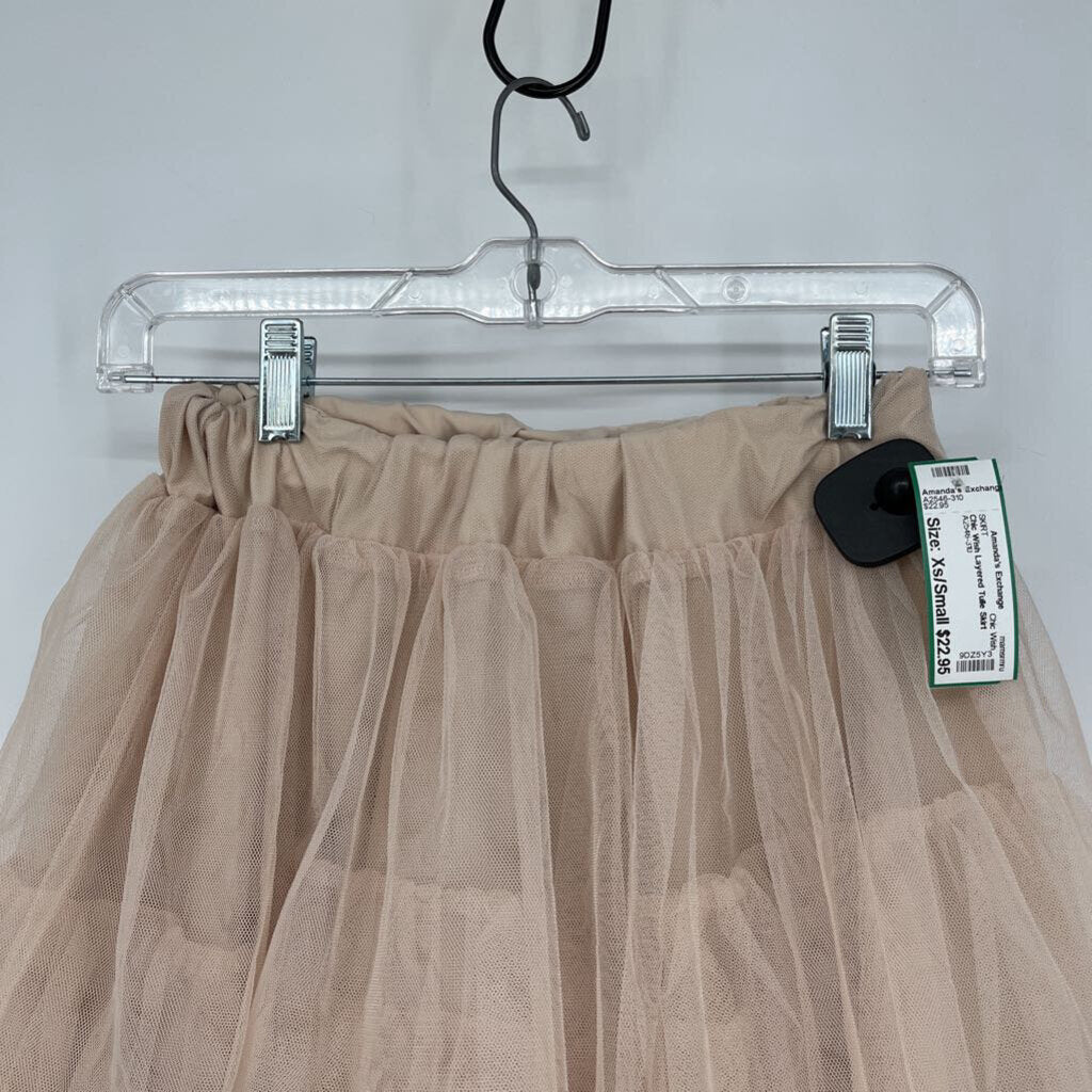 Chic Wish Layered Tulle Skirt